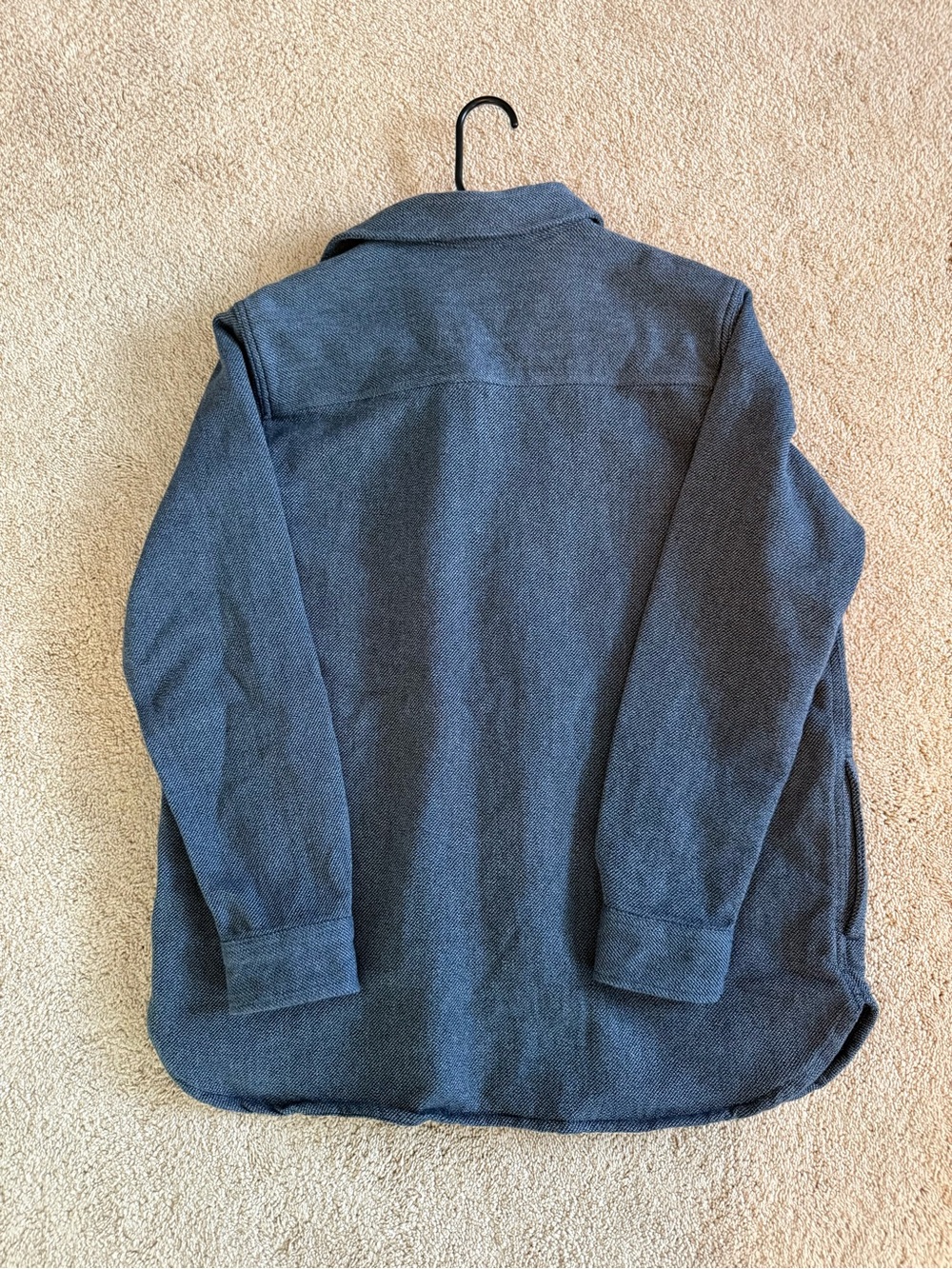 Carhartt Navy Heather Button-Up Shirt Jacket - Picture 3 of 4
